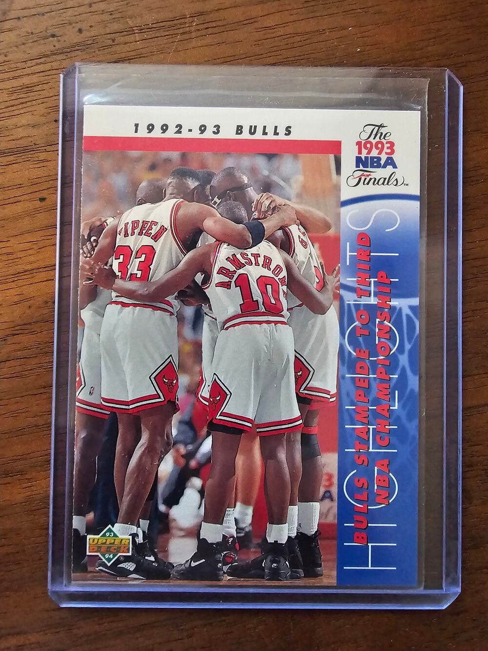 '92-93 Chicago Bulls Highlights 1993-1994 Upper Deck #208 - 1993 NBA Finals